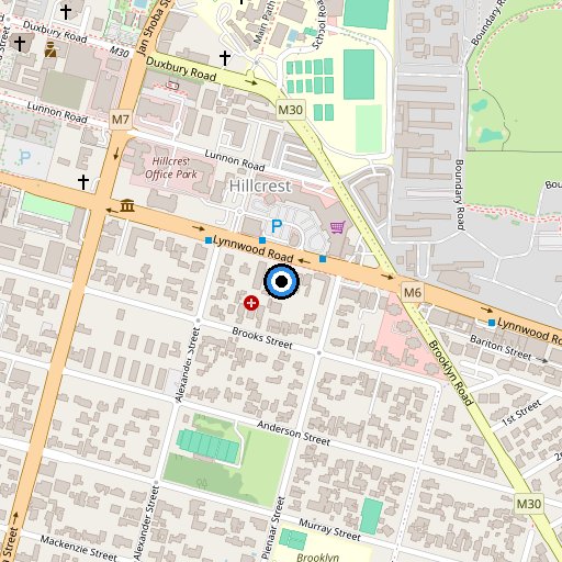 Map showing 225 Lynnwood Road, Brooklyn